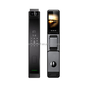 Cerradura Inteligente con Reconocimiento Facial 3D, WiFi, Biométrica, Huella Dactilar en Ambos Lados, Electrónica, para Puerta <span class=keywords><strong>Exterior</strong></span>, Tuya Smart Lock, Mirilla Visual - Product Image 1