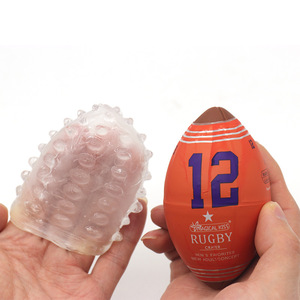 Scarletsin D-74 Rugby-förmiges Masturbations-Ei, Tragbarer Mini-Masturbator für Männer, Erwachsenen-Sexspielzeug - Product Image 4
