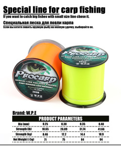 Filo da Pesca in Nylon per Carpe 300m, Diametro Standard 0.25mm-0.40mm, Resistenza 8.46kg-18.9kg, Lenza Principale Completamente Affondante - Product Image 5