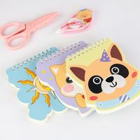 Schulpapierwaren Mini-Weichbezug-Tagbuch Tagebuch Stempelschnitttierform-Bedeckung individuelles Kawaii-Notebook