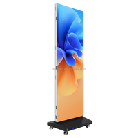 P1.8 P2 Layar LED Poster Lipat Portabel Kecerahan Tinggi untuk Acara, Mal, dan Iklan Ritel