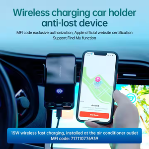 Cargador de coche inalámbrico de 15W, rastreador GPS, localizador de seguimiento inteligente certificado por IMF para <span class=keywords><strong>iPhone</strong></span> - Product Image 5