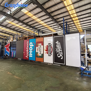 Oem biển quảng cáo miễn phí thường vụ quảng cáo kỹ thuật số giá gas nhôm đôi mặt ngoài trời LED hiển thị/trạm xăng pylon Đăng - Product Image 3