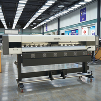 Machine d'impression jet d'encre UV grand format 1,8 m pour autocollants en rouleau avec lampe UV à cycle d'eau
