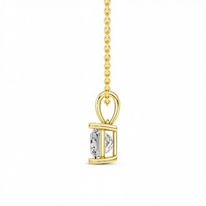 Colgante de Diamante Cultivado en Laboratorio de Primera Calidad para Mujer con Claridad VVS VS y Color EF, Engastado en Plata de Ley 925, Joyería Fina Elegante - Product Image 6