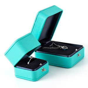 Scatola per Gioielli di Lusso Quadrata con Coperchio a Cerniera, Confezione Premium per Anelli, Collane <span class=keywords><strong>e</strong></span> Accessori - Product Image 3