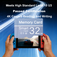 Accessoires pour appareil photo, carte mémoire SD 128 Go, 64 Go, 32 Go, haute vitesse C10 U3, mini carte TF, prix d'usine, achats multiples, carte SD