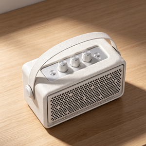 OZZIE Z3 Speaker Portabel Vintage dengan Lampu LED RGB 5.4, Siap untuk Karaoke, Cocok untuk Ponsel & Komputer