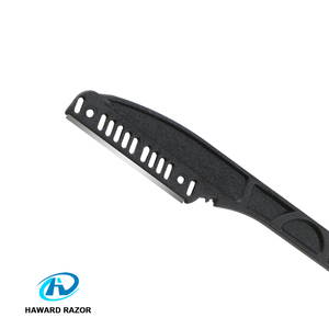 hoja peluquero maquinilla de <span class=keywords><strong>afeitar</strong></span> recta con mango de plástico <span class=keywords><strong>para</strong></span> uso del salón de cortar la garganta de barbero de <span class=keywords><strong>afeitar</strong></span> - Product Image 4