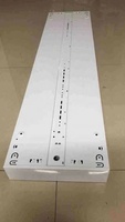 Éclairage de bureau, grille lumineuse, 4 pieds, double tube, encastré, grille, lampe 40w, T5 T8, grille lumineuse à LED, luminaire 2x36w pour hôpital