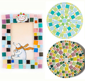 Gạch <span class=keywords><strong>Mosaic</strong></span> vuông Óng Ánh Pha Lê khảm gạch thủy tinh cho hàng thủ công, khảm DIY hình ảnh khung handmade trang sức nghệ thuật trang trí - Product Image 2