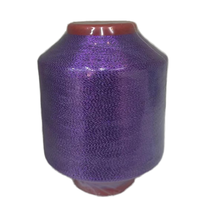 Hilo Metálico de Poliéster Tipo MH, Precio de Fábrica, Alta Tenacidad, Anti-Pilling, 1200TPM, 1/110", 75D