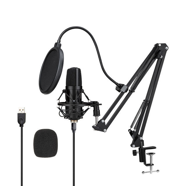 Professional USB Condenser Microphone Kit USB Podcast Microphone