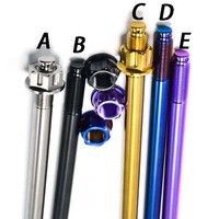 TITST Gr5 Ti-6Al4v alliage de titane M10 M12 arbre et écrou pour moto essieu de roue arrière moyeu de roue arrière essieu arbre axe manchon