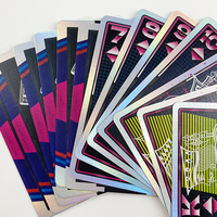 Fabricant de cartes à jouer de luxe, taille poker, bonne impression, logo personnalisé, jeu de cartes de poker avec boîte à tiroir