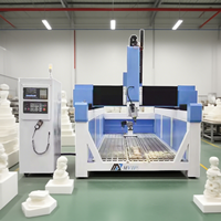 Máquina Router CNC Automática con Motor PLC, Husillo de 4 Ejes y 6KW, Transmisión de Engranaje Único, para Moldes de Tapones de Embarcaciones Pequeñas, con Cambiador de Herramientas y Rodamientos