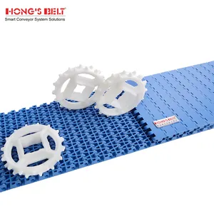 Hongsbelt HS-2500A konveyör bant tipleri modüler plastik bant üreticisi lastik konveyör