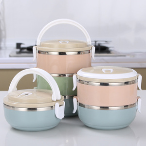 Lonchera Portátil Aislada de Acero Inoxidable LXM94 al por Mayor, Fácil de Limpiar, con Compartimentos Separados para Estudiantes - Product Image 6