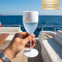 Verres à vin en plastique incassable réutilisables avec logo personnalisé, couleur au choix, 175 ml, Tritan incassable sans BPA, pour pique-nique en plein air