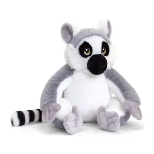 Peluche de lemur en forme d'anneau à queue de madagascar, jouets en peluche doux, jouets d'animaux, article souvenir, offre spéciale