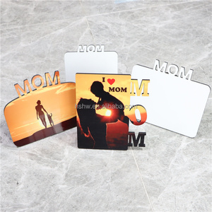 Neues Design Großhandel Hochwertige Kreative Umweltfreundliche Individuelle Foto-Plaketten Holz Blanko Sublimations-MDF MOM DAD GRAD Foto - Product Image 5