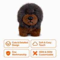 Gantungan Kunci Boneka Anjing Bulu Lembut Custom OEM ODM, Liontin Anak Anjing Realistis, Bulu Lembut, Aksesoris Tas, Mainan Hewan Peliharaan Lucu, Hadiah Promosi
