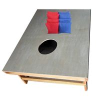 Permainan Lempar Kantong Kacang Mini 3 Lubang Lipat Kayu Murah untuk Anak Usia 14 Tahun ke Atas - Gaya Cornhole