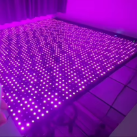 Panneau lumineux LED numérique 50x50cm pour piste de danse, avec câble et fixation magnétique, télécommande incluse, idéal pour DJ et soirées - Nouveauté 2026, Vente Flash