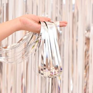 ผ้าม่านตกแต่งผนังสำหรับงานแต่งงาน รอมฎอน วันวาเลนไทน์ งานวันเกิด ฉากถ่ายรูป ของชำร่วย ของตกแต่ง วัสดุตกแต่ง ร่มฝน ประกายมุก - Product Image 3