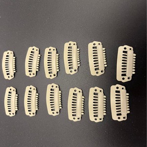 Pet Hair <b>Clips</b> Stainless Steel Non Slip For Dogs Off White 2.3cm 2.8cm 3.2cm - Product Image 2