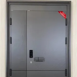 Preisgünstige Stahl-Metateingangstür Außeneingangstüren für den Einstieg und Schlafzimmer