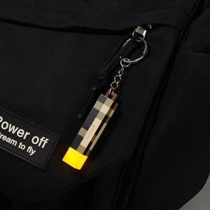 Llavero LED My-worlded, Colgante Creativo de Dibujos Animados Mine-Craftted, Accesorios de Juego, Llavero LED <span class=keywords><strong>Mycraft</strong></span>, Pequeños Regalos, Colgante para Bolsa - Product Image 3