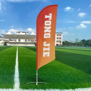 Bandiera da Spiaggia Personalizzata TongJie in Poliestere, Impermeabile, Colori Vivaci, Facile da Montare e con Magazzino Oltremare - Product Image 6