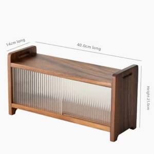 <span class=keywords><strong>Étagère</strong></span> <span class=keywords><strong>à</strong></span> thé en noyer massif, organisateur multi-niveaux pour tasses <span class=keywords><strong>à</strong></span> café, support <span class=keywords><strong>de</strong></span> rangement <span class=keywords><strong>de</strong></span> comptoir <span class=keywords><strong>de</strong></span> <span class=keywords><strong>cuisine</strong></span>, porte-épices et porte-thé <span class=keywords><strong>de</strong></span> <span class=keywords><strong>cuisine</strong></span> - Product Image 6