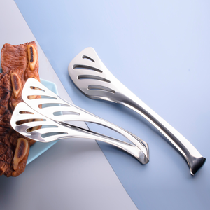 DFT11 Pince de cuisine créative en acier inoxydable pour steak, barbecue, poisson frit, aliments et pain - Product Image 4