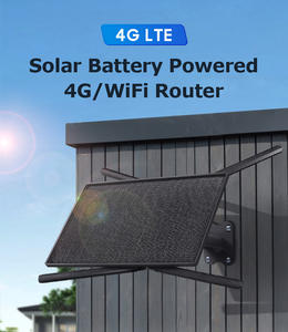 Routeur WiFi 4G LTE sans fil extérieur 10W 20W, longue autonomie, étanche IP66, avec panneau solaire pour caméra réseau - Product Image 2