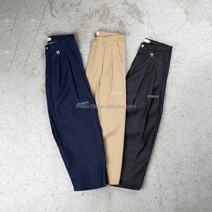 Jeans amples surdimensionnés sur mesure pour hommes, en denim brut de haute qualité, décontractés et tendance, en coton, taille haute, de créateur - Product Image 3