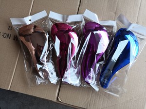 Offre Spéciale Or, argent, rose, violet galvanoplastie Démêlant Brosse À Cheveux Avec finition chromée, économique métallique brosse à cheveux - Product Image 6