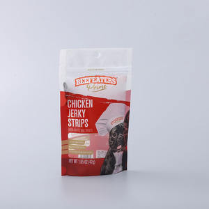 Emballage alimentaire pour poulet, sachet PE refermable sous vide à trois soudures pour aliments pour chiens, recyclable avec fermeture éclair - Product Image 3