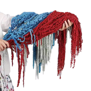 Decoración colgante de Punta larga de seda Everlasting Rouli, juego de boda suave, <span class=keywords><strong>cortinas</strong></span> de flores artificiales de flores secas de arroz colgantes - Product Image 1