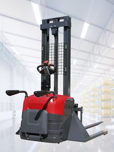 Apilador Eléctrico de Paletas de 1.5 Toneladas, Altura de Elevación de 3 Metros, Apilador Manual, Montacargas, Equipo de Manejo de Materiales para Almacenes - Product Image 1