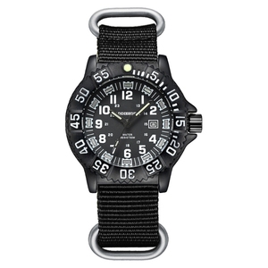 Montres à quartz en alliage multifonctionnelles avec logo personnalisé OEM <span class=keywords><strong>Montre</strong></span>-bracelet lumineuse d'extérieur étanche pour hommes <span class=keywords><strong>Montre</strong></span> de terrain en gros en tissu - Product Image 6