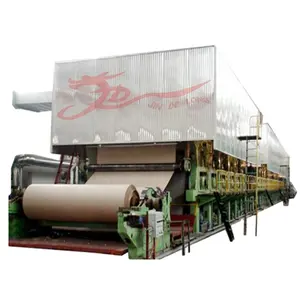 牛皮纸生产线棕色包装造纸机2880毫米50TPD Fourdrinier造纸机