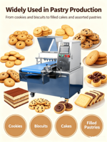 Machine à mouler les biscuits à double couche