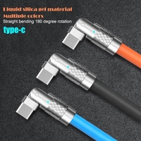 Câble de charge rapide USB-C micro type-C rotatif à 180 degrés 120W pour Samsung