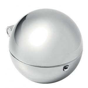 Cendrier sphérique 84 mm en acier inoxydable, design portable pour les voyages - Product Image 2