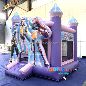 บ้านลมเดมอนบันซ์สไตล์เคป๊อป พร้อมป้ายเวลโครแบบกำหนดเอง ปราสาทลมสำหรับเด็ก ของเล่นเป่าลมสำหรับงานปาร์ตี้ - Product Image 1