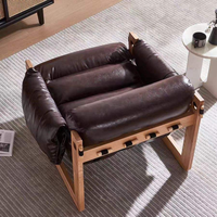 Offre Spéciale nouveau fauteuil moderne en bois massif chaise de loisirs salon meubles de maison canapés de salon pour appartement