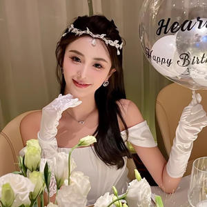 उत्तम मिठाई पत्ती वाटरड्रॉप ब्राडल हेडबैंड, दो-इन-वन हेयरबैंड और नेकलेस - Product Image 6