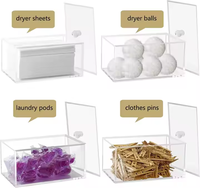 Maßgefertigte Transparente Acrylbox mit Deckel Aufbewahrungsbox mit Schiebedeckel Acryl-Displaybox Holografische Acrylbox